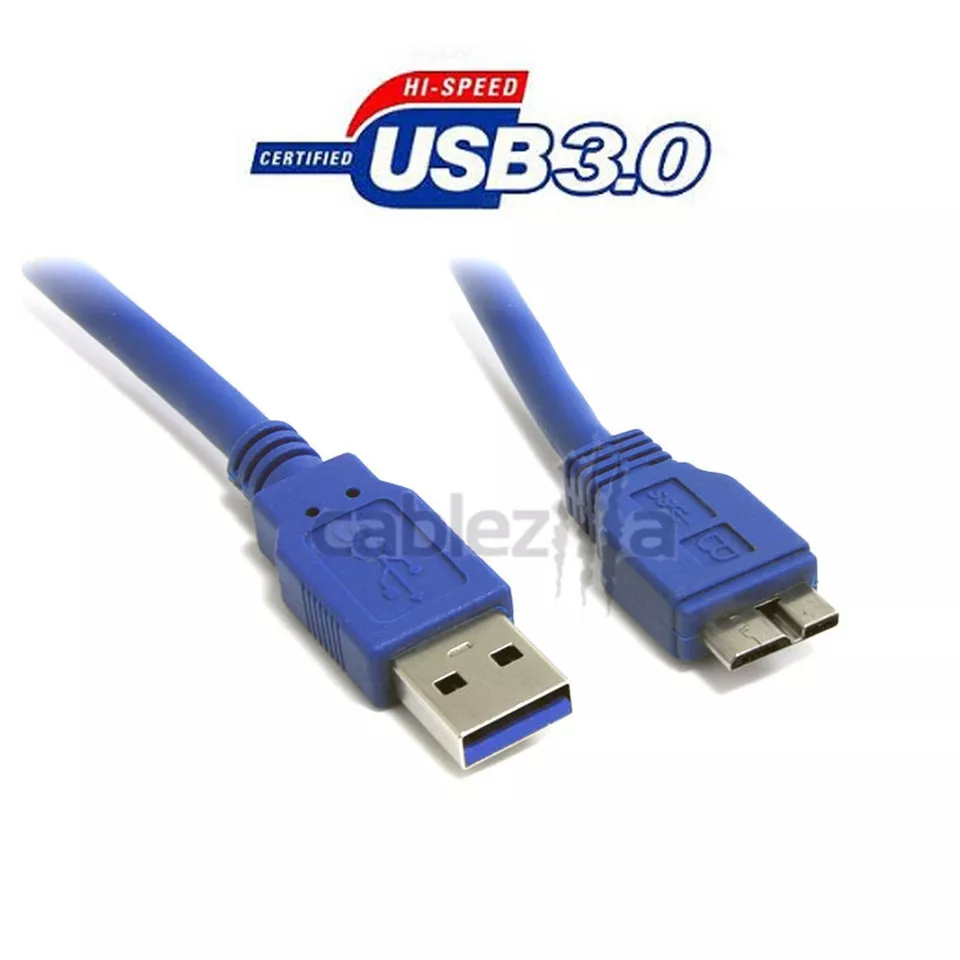 USB 3.0 A Male to Micro B Male 3FT Cable - Image 1 of 1