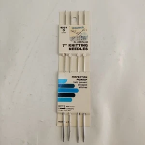 Boye Aluminum Double Point Knitting Needles, 7", (4 1/2" mm) Needle Lee Wards - Picture 1 of 6