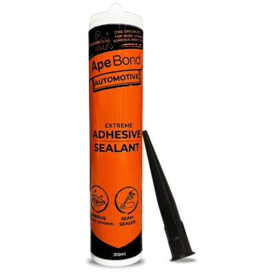 GreaseApe ApeBond® - Extreme Adhesive Sealant - Clear | Black