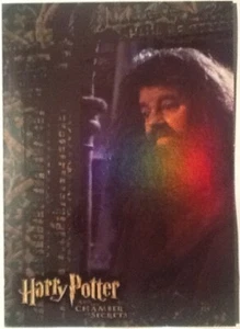 Harry Potter Chamber Secrets Hagrid R9 Prismatic Foil Puzzle Card NEW Artbox - Picture 1 of 2