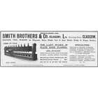Smith Brothers & Co Kinning Park Machine Tools Vintage Engineering Advert 1927