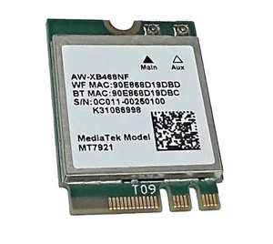 Tarjeta MediaTek MT7921 Wifi 6 NGFF 2230 M.2 wifi Bluetooth 802.11ax wifi 6 tarjetas - Imagen 1 de 1