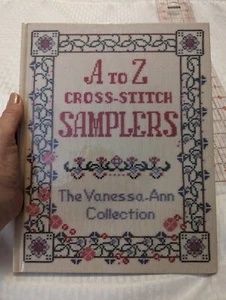 Vintage A-Z Cross Stitch Samplers Vanessa Ann Collection Book  - Bild 1 von 14