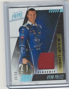 2019 PANINI PRIME RYAN PREECE KROGER RU FIRESUIT CARD#RU-RP /50