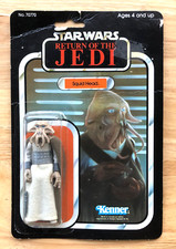 VINTAGE 1983 KENNER STAR WARS SQUID HEAD RETURN OF THE JEDI ACTION FIGURE CARD