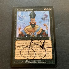 Haunting Echoes Artist Signed Arnie Swekel Odyssey Magic The Gathering MTG Black