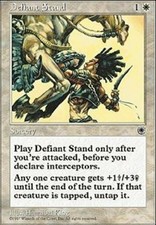 Defiant Stand X4 (Portal 1) MTG (NM) *CCGHouse* Magic