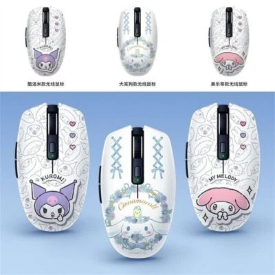 My Melody Kuromi Cinnamoroll 2.4 GHz Wireless Mouse USB Bluetooth Dual Mode Mice - Image 1 of 4