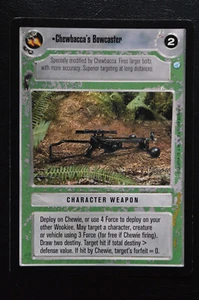 Star Wars CCG Decipher SWCCG CHEBACCA'S BOWCASTER Endor LP Lightly Played - Picture 1 of 2