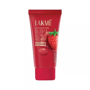 Lakme Blush & Glow Exfoliating Face Wash with Vitamin C Serum, Hydrating 150gm - Picture 1 of 9