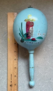 MARACA VINTAGE PINTADA A MANO - México, coctelera de calabaza - Imagen 1 de 5