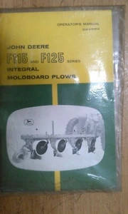 JOHN DEERE OM-A15914 OPERATOR MANUAL, F115 AND F125 MOLDBOARD PLOW - Picture 1 of 1