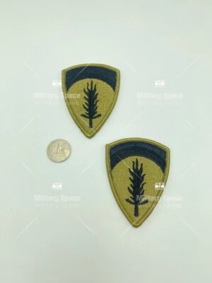 GENUINE U.S. ARMY ALPHA UNIT PATCH: U.S. ARMY EUROPE - EMBROIDERED ON OCP - Image 1 of 2