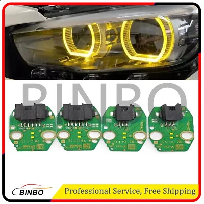 Placas LED DRL amarillas para BMW F20 F21 LCI 118i 120i 125i M135i M140i 2014-19 Foto 1 de 4