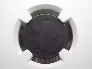 Medio centavo busto drapeado 1805 1/2 c NGC detalles finos #004 fino ECC&C, Inc. - Imagen 1 de 5