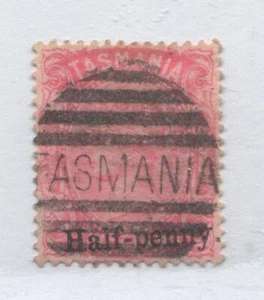 Tasmania QV 1889 1/2d on 1d used - Bild 1 von 1