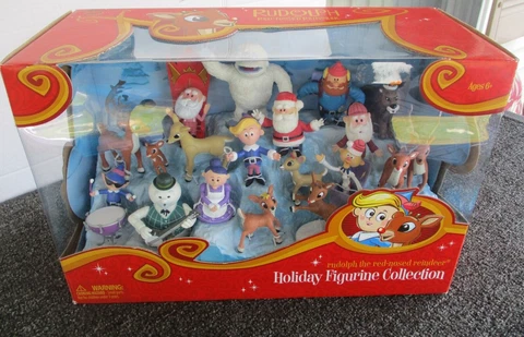 Rudolph The Red Nosed Reindeer Misfit Holiday Figurine Collection 21 Figure Set Cover