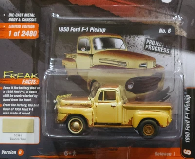 Johnny Lightning 50 1950 Ford F-1 Pickup Truck Project In Progress Junkyard Car - Image 1 of 2