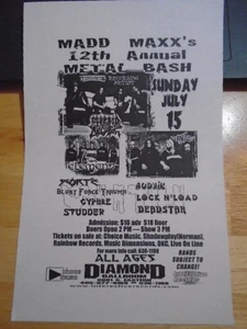 RAR Morbider Engel Nile Forte 1999 ? tour KONZERTFLYER Death Metal Bash OKC DB - Bild 1 von 1