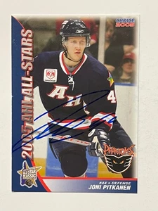 Philadelphia Flyers JONI PITKANEN Signed Card - Picture 1 of 1