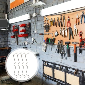 100 Pezzi Ganci di Stoccaggio Peg Board Fissaggio Fibbia Pegboard Serrature - Foto 1 di 10