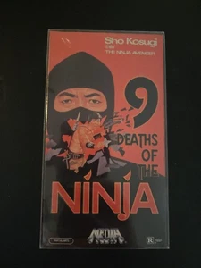 9 Deaths of the Ninja VHS 80's Martial Arts Sho Kosugi Rare Not Tested - Picture 1 of 10