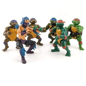 Teenage Mutant Ninja Turtles TMNT 1988 Lot of 6 Don Raph Mike Leo Shredder - Picture 1 of 24