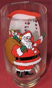 Coca Cola Santa Claus Christmas Glass Vintage 1984 McCrory Stores, Inc. - Picture 1 of 14