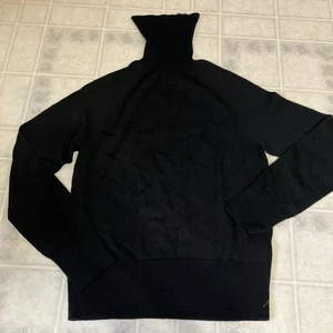 Banana Republic Pullover Damen Large schwarz Merinowolle Rollkragenpullover - Bild 1 von 5