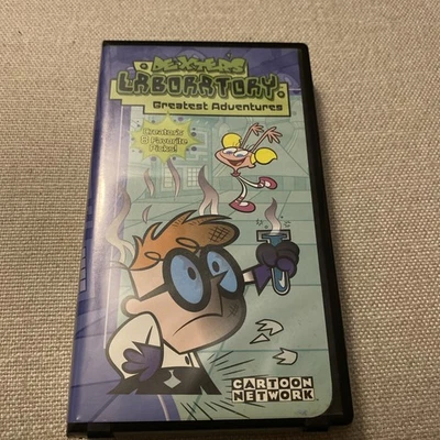 Dexters Laboratory Greatest Adventures VHS Tape 2001 Cartoon Network Edition - Image 1 of 4