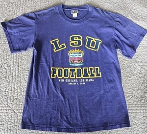 Vintage Lee Sports LSU 2004 National Champions T-Shirt lila Medium Zuckerdose - Bild 1 von 5