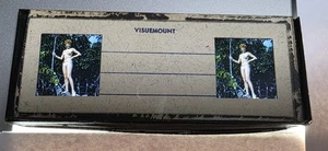 1950s? Nude 3D Stereo Photo Slide Pinup Woman Redhead Bathing Suit Bottom #8 - Picture 1 of 5