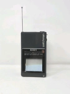 Sony FD-42A Vintage 1987 Watchman - Extra Grande Retro Bolsillo Televisión TV Funciona - Imagen 1 de 9