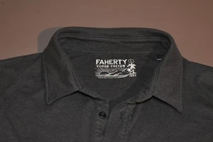 Polo uomo FAHERTY CLOUD COTTON grande S/S morbida modal antracite - Foto 1 di 6