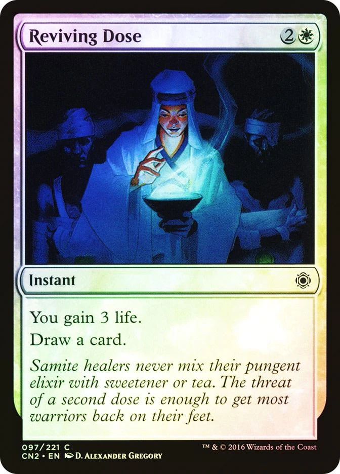 MTG FOIL Reviving Dose  - Conspiracy: Take the Crown #097 - Image 1 of 1