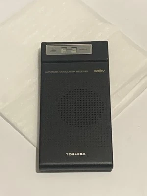  Vintage Toshiba super thin Portable Radio Receiver AM-MW  - Image 1 of 4