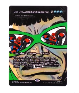 Doc Ock Armed and Dangerous Magic the Gathering Spider-Man ~ Randlose Karte - Bild 1 von 2