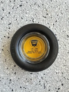 Rare Vintage “PENNSYLVANIA TIRES/ TIRE KING” Ash Tray. Approx. 5-1/2” Diameter. - Picture 1 of 6
