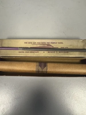 *Vintage* Hayes File Co Round Par MCH FIle 8x1/4 No. 00 One Dozen - Image 1 of 2