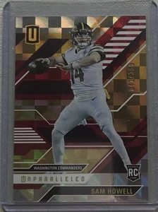 2022 Panini Chronicles - Unparalleled Sam Howell #UNP-6 Checker /399 (RC) - Picture 1 of 2
