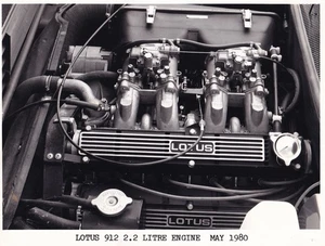 LOTUS 912, 2,2 LITER MOTORÜBERSICHT ZEIT FOTOGRAFIE, MAI 1980. - Bild 1 von 2