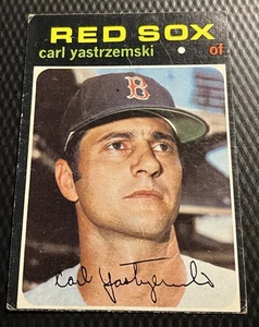 1971 Topps Carl Yastrzemski Red Sox #530 Low-Grade Condition, Creased - Bild 1 von 3
