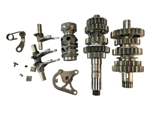 HONDA CRF 450 2005 / FITS 2002-2005 GEAR BOX TRANSMISSION SHAFTS GEARS FORKS SET - Picture 1 of 12