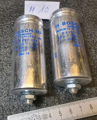 2x CONDENSADORES BOSCH MP 250 V 16 μF NOS NEW Foto 1 de 4