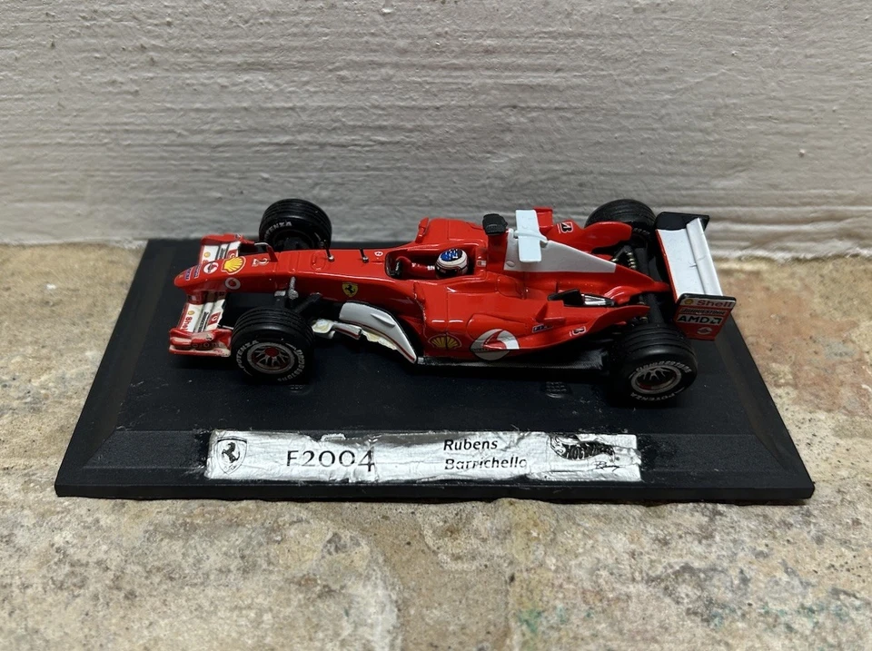 FERRARI F2004 RUBENS BARRICHELLO 2004 HOT WHEELS- 1/43 - Immagine 1 di 4