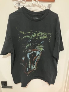 Camicia Travis Scott Utopia Circus Maximus Tour 2023, Nera, 2XL, Super Sbiadita - Foto 1 di 3