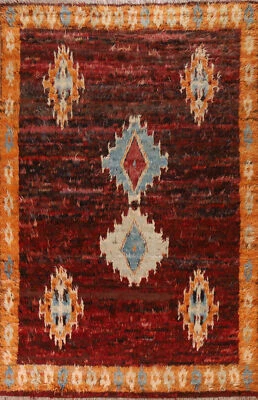 Handwoven Luxury Hand-Knotted Moroccan Area Rugs for Living Room 7x10 ft - Image 1 of 4