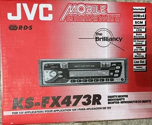JVC KS-FX473 CD / Cassette & Radio Dashboard unit Brand New in Original Box. - Picture 1 of 12