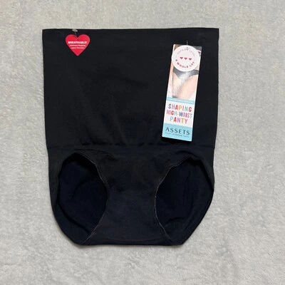 Panty Assets by Spanx Shaping cintura alta XL negro calzoncillo control adelgazante nuevo con etiquetas Foto 1 de 4