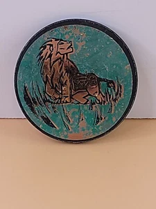 Slammer Lion California Cappers Metal POG Slammer Raro Retro Divertido De Colección Años 90  - Imagen 1 de 5